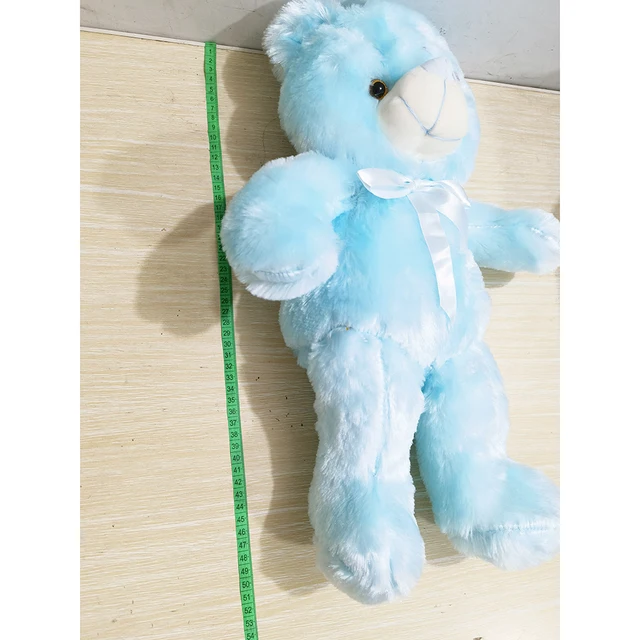 50cm Creative Light Up LED Teddy Bear Stuffed Animals Plush Toy Colorful Glowing   Christmas Gift for Kids Pillow 6