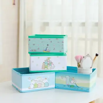 

Sumikko Gurashi Boat Pu Foldable Make-up Storage Box Doll Collection for Girls #3389