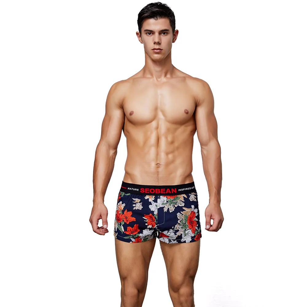 Мужские домашние шорты вискоза Материал домашняя одежда средняя талия