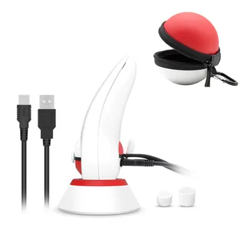 

Controller Hand Grip Charging Standing Charger Holder Desk Stand Kit For Nintend Switch NS Ball Plus Pokeball Eevee Game
