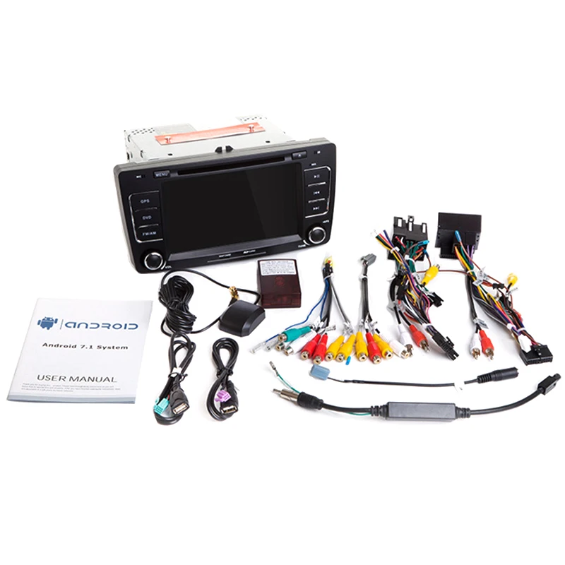 Автомагнитола IPS DSP 2 Din Android 9 0 автомобильный DVD плеер для Skoda Octavia 3 a 5 A5 Yeti 2009 2013 GPS