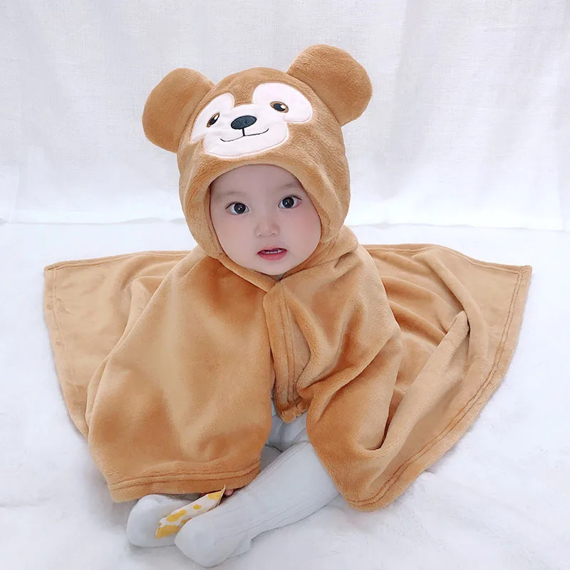 Totoro Cartoon Hooded Baby Bathrobe