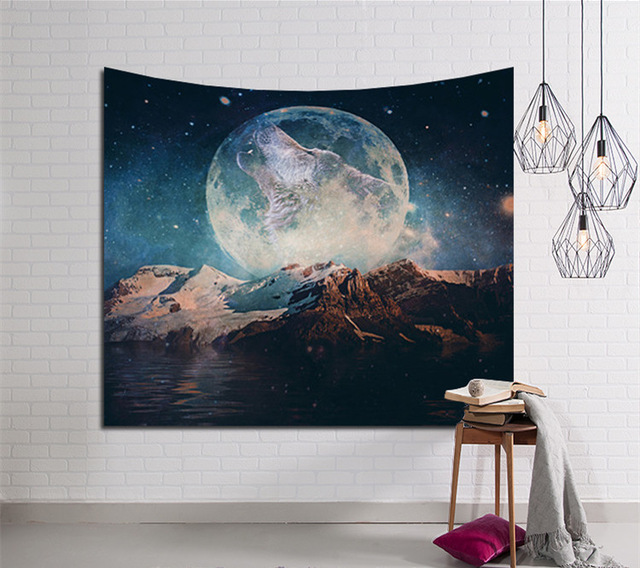 Decoration Home Decor Galaxy Hanging Wall Tapestry Hippie Retro Home Decor Yoga Beach Mat India Decoration Mural Tapiz