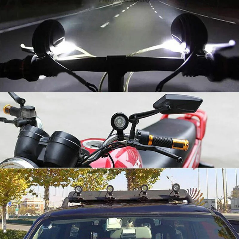 

2PCS LED Work Lights 10W DRL Fog Lamps For Off-Road Automobiles Motorcycles Boats Water Resistant Work Light