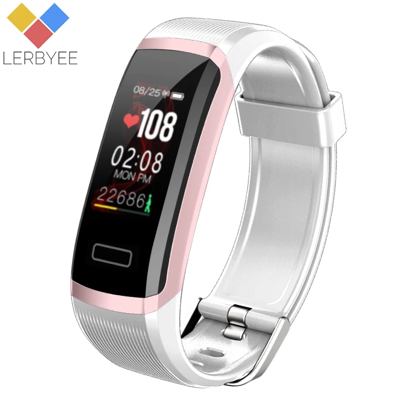 

Lerbyee GT101Smart Tracker Heart Rate&Sleep Fitness Tracker Bluetooth Life Waterproof Shake to Take Picture Smart Bracelet
