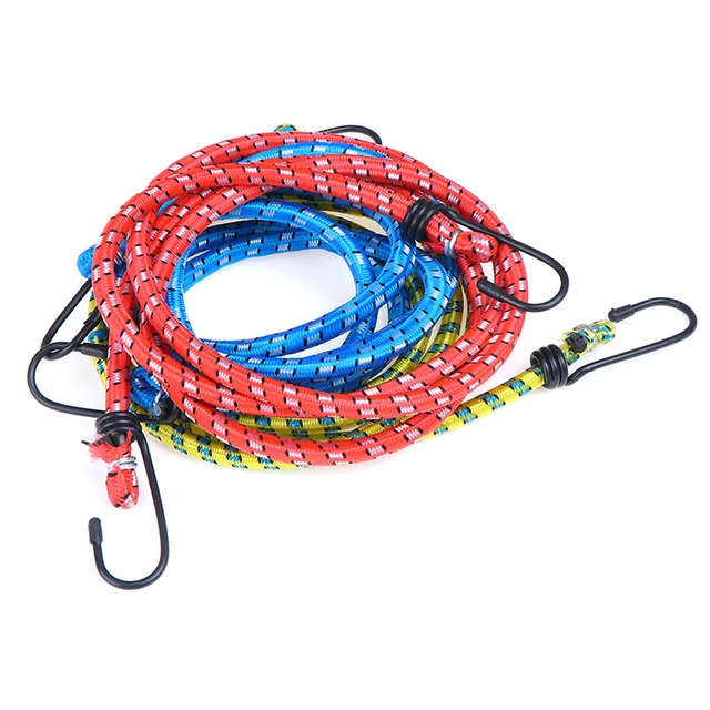 157 Inch Foam Water Pad Bungee Cord - 2PC Floating Mat Tether With Lockable Carabiners