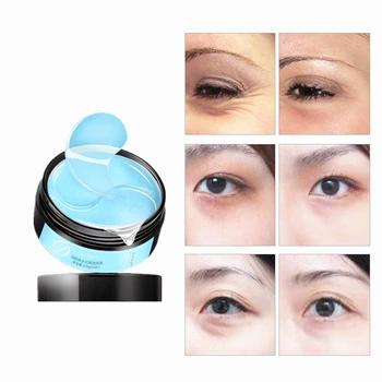 

60pcs Eye Patches Crystal Medical Eye Mask Anti Wrinkle Collagen Eye Care Dark Circles Remover Anti-Aging Skin Care for Sleepin