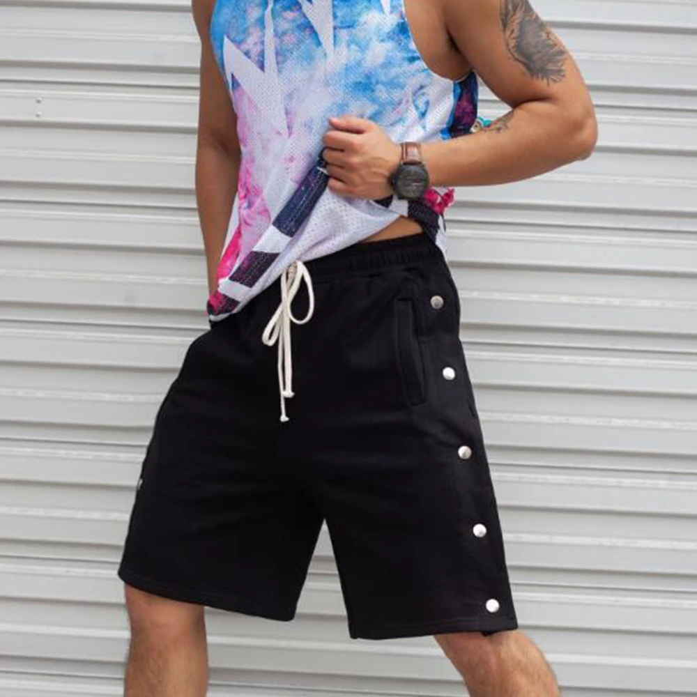 2020 Men New Cotton Shorts Men's loose Short Trousers Fitness Bodybuilding Jogger Mens durable Sweatpants | Мужская одежда