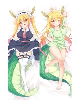 

Anime Miss Kobayashi Dragon Maid Tohru 2-Way Tricot Long Hug Body Pillowcase Dakimakura Case Cover Pillow