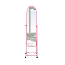 Bathroom Accessories Fitting Mirror Mobile Floor Mirror Grooming  Full-length Mirror Vanity Mirror Bathroom Stand Simple Full le