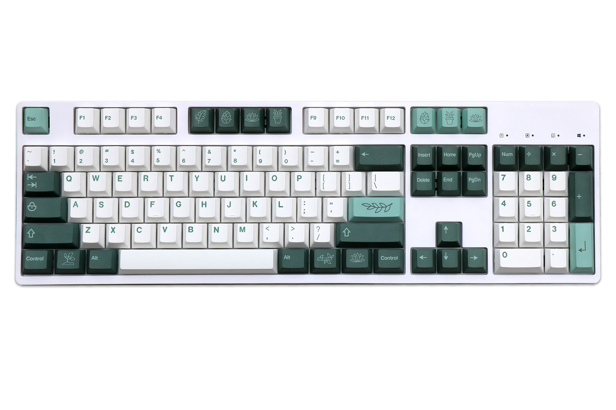 Pbt Dye Subbed Keycap para Teclado Mecânico Gmk Botanical Key Caps Perfil Cereja com Iso Enter 6u 6.5u 7u Barra de Espaço Conjunto - Imagem 2