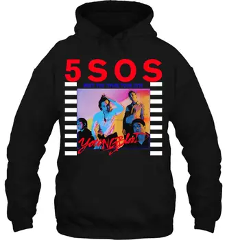 

5 Seconds Of 5SOS Meet You There Tour Dates BLCK ALL SIZE Men Women Streetwear Hoodies Sweatshirts