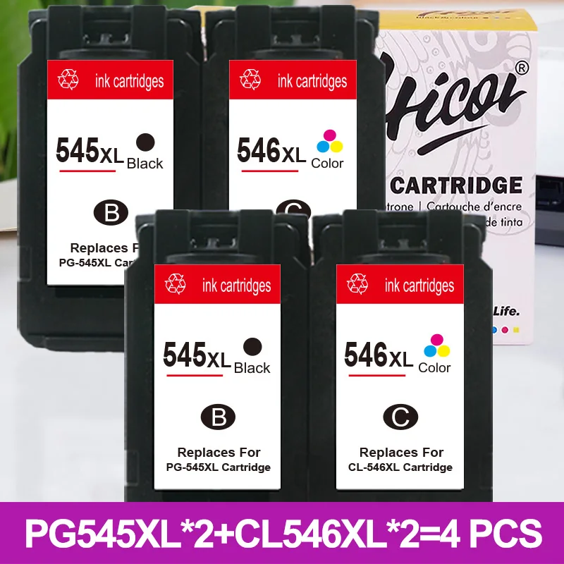 Cartouche d'encre CL-546XL Couleur compatible Canon