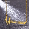 Personalized Year Necklace Stainless Steel Heart Choker for Women Man Customized Nameplate Necklaces Girlfriend Birthday Gift ► Photo 2/6