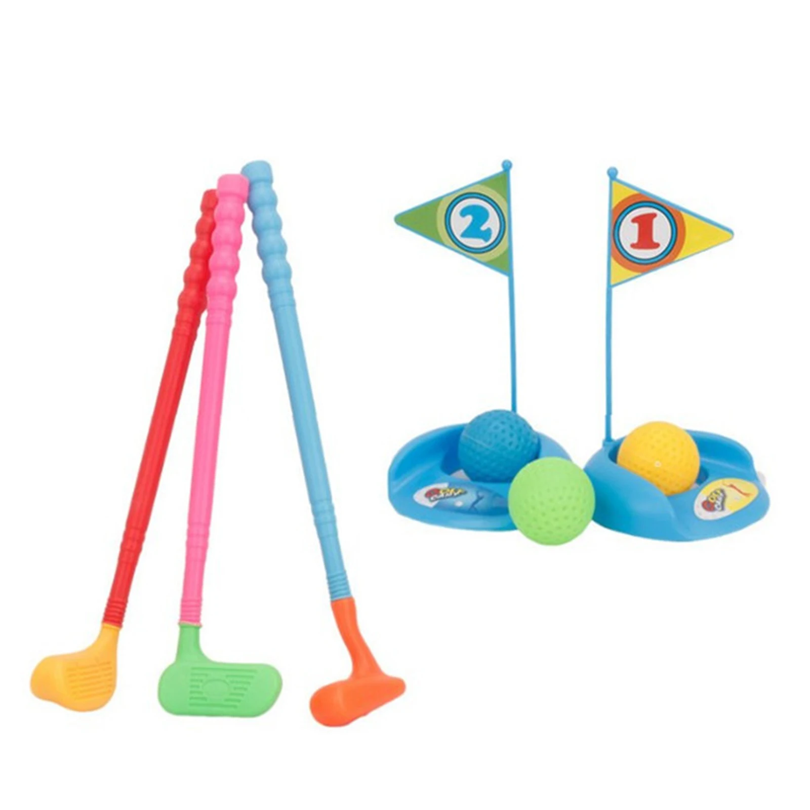 Plastic Golfer Toy Toddler Golf Game Set Clubs Educational Toys Sets for Kids Adults(Random Color) | Игрушки и хобби