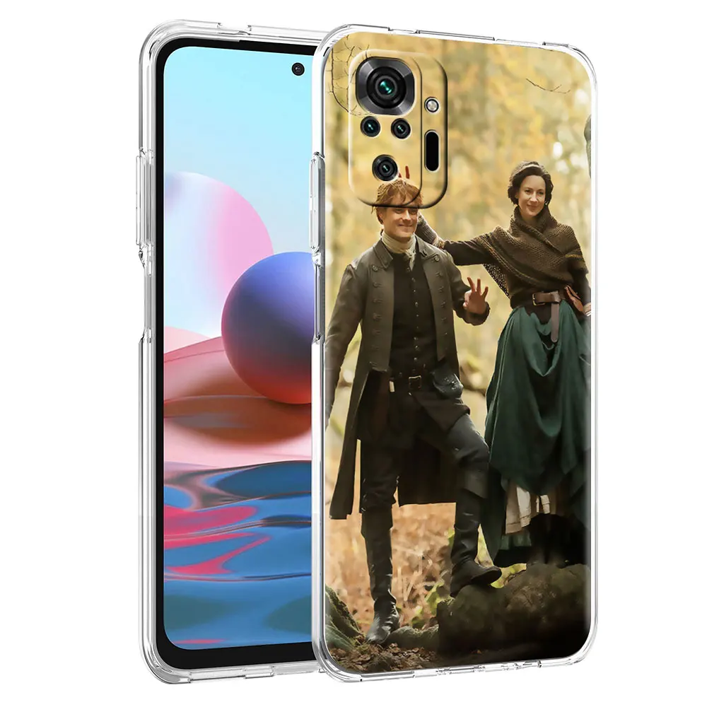 Transparent Case for Xiaomi Redmi Note 9S 9 8 Pro 10S 10 5G 8T 9T 7 9C Clear Ultrathin Soft Smartphone Cover OUTLANDER TV Series