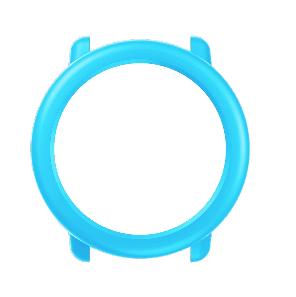 Blue Цветной тонкий чехол из поликарбоната защитная рамка оболочка для Xiaomi Huami Amazfit Pace Watch Camo Замена протектор для часов чехол capa - Color: Blue