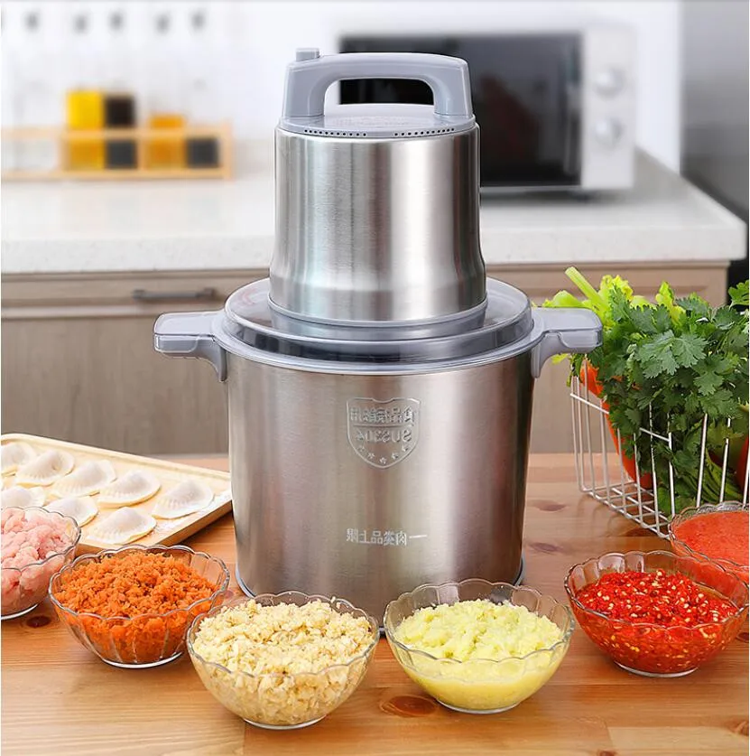 Stainless Steel Food Grinding Machine  Electric Meat Grinder Commercial -  220v 10l - Aliexpress