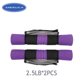 

2pcs Yoga Fitness Exercise 2.5LB foam Dumbbell Women Dumbbells Set for Fitness Training Weights Handweights Slimming Body Buildi