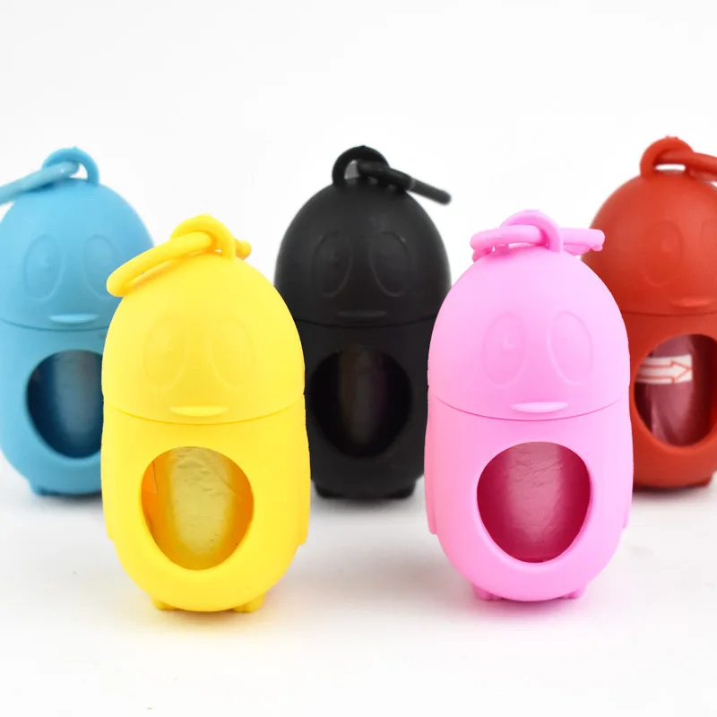 Корм для питомцев набор дозаторов собак держатель мусора в форме пингвина