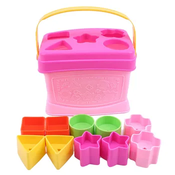 

Baby Building Blocks Porous Plastic Box Shape Matching Porous Bricks Early learning Educational training Toys for children