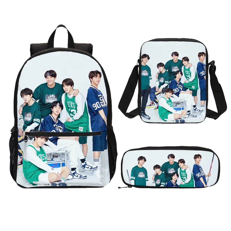 Kpop B школьная сумка набор модные школьные рюкзаки для подростков девочек большой