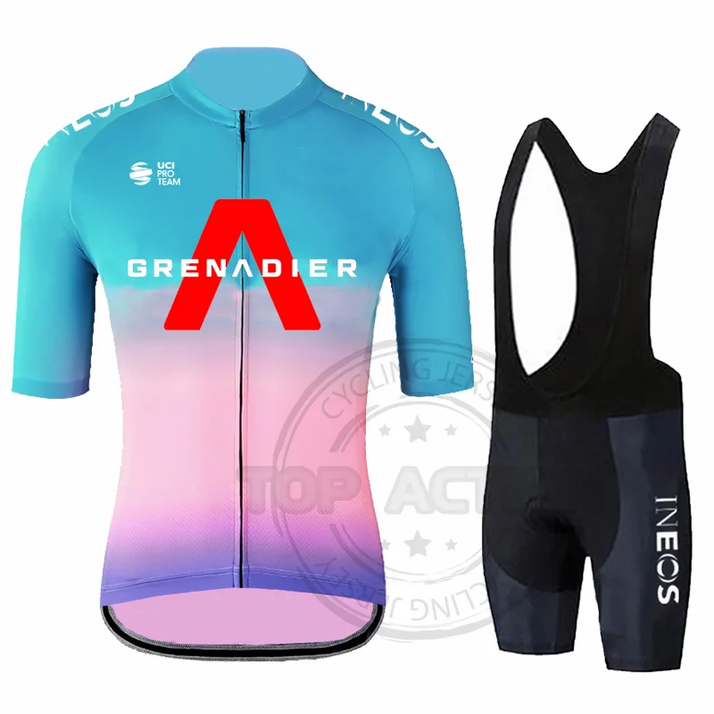 INEOS Grenadier 2022 Men's Mountain Bike Racing Jersey Suit Top ...