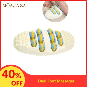 

1PC Dual Foot Massager Stress Relief Spa Foot Spiky Muscle Massage Roller Shiatsu Acupressure Relaxation Massager Home Office