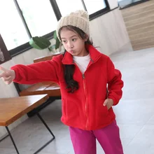 Стиль, детский теплый флисовый Кардиган для мужчин и женщин, теплое пальто из плотного флиса