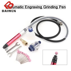 Ar micro morrer moedor de lápis pneumático profissional multifuncional 58000rpm alta velocidade polimento carve caneta ferramentas lapidação metal
