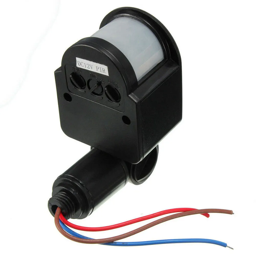 APF Открытый 12 в автоматический инфракрасный PIR датчик движения переключатель для Светодиодный светильник Интеллектуальный датчик переключатель