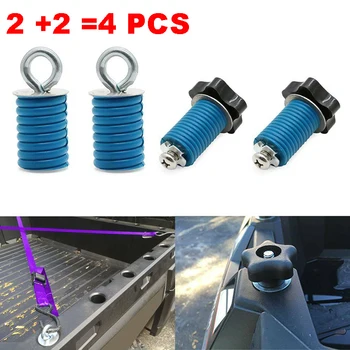 

4 Grip For Polaris Ranger or General with 1-7/16" inch hole Thread Head Tie Down Anchor Lock & Ride Plug For POLARIS RZR General