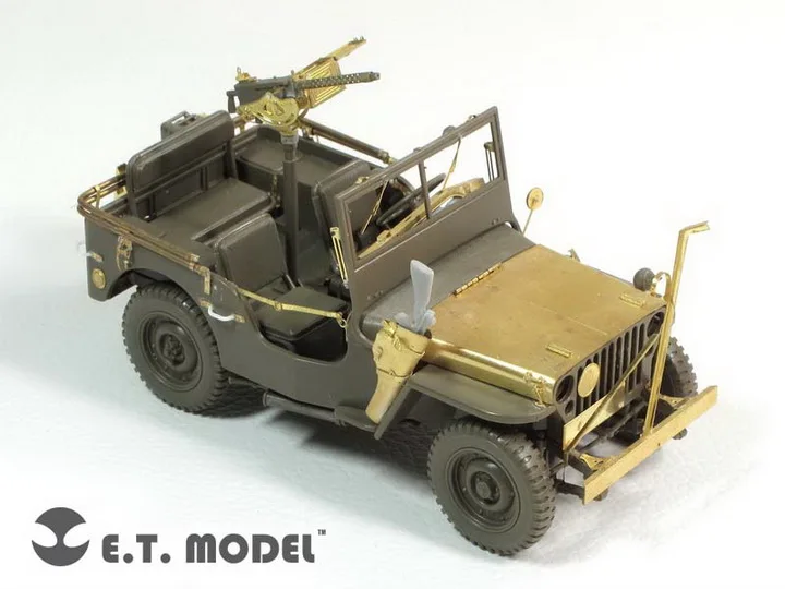 

Модель E.T E35-126 1/35 II Мировой США Willys MB Jeep для TAMIYA 35219