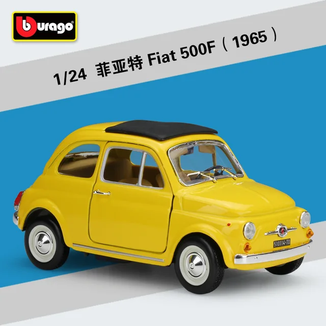 直輸入品激安 BURAGO フィアット ミニカー 1 24 FIAT 500 2007