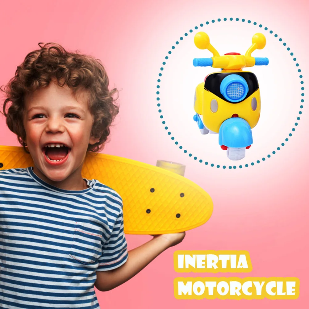 Cartoon Cute Mini Inertia Motorcycle Model Children Kids Simulation Motorbike Early Learning Educational Toys Gifts |