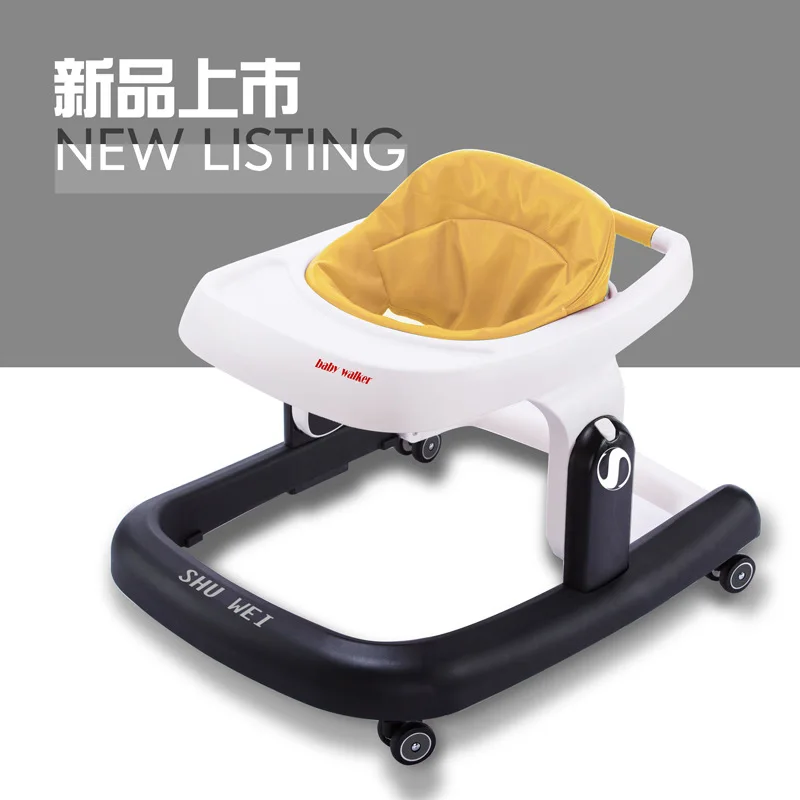 

0018 Baby Walker with Wheels Toddler Anti-o-leg Anti-rollover Multi-function Trolley Can Sit for 1-3 Years Old Balance Bike