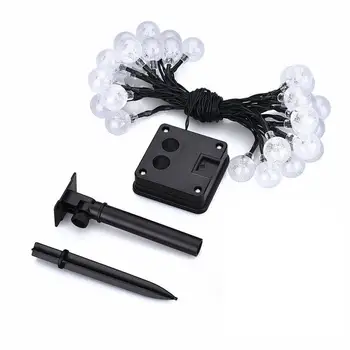 

Outdoor Garden Light Solar Light String 30led Bubble Beads Christmas Day Wedding Garden Party Decoration Lights