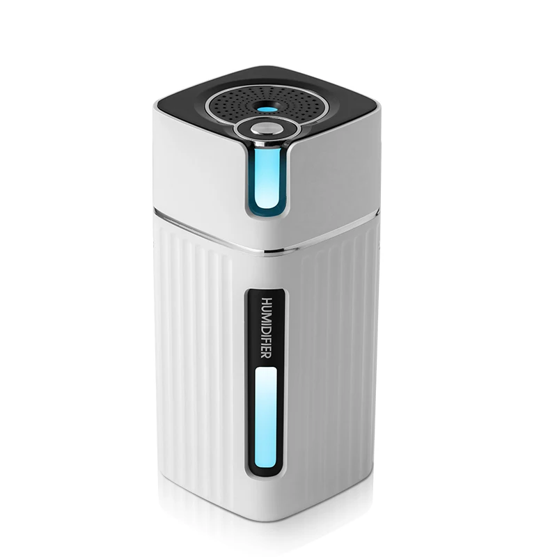 

New Smart Air Humidifier Ultrasonic Cool Mist Aroma Diffuser with Color LED Light for Office Car umidificador Mist Maker Fogger