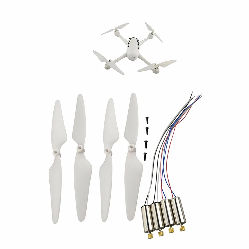 4 шт. пропеллер+ двигатель для Hubsan X4 H502E H502S H216A RC Quadcopter запасные части Y1010