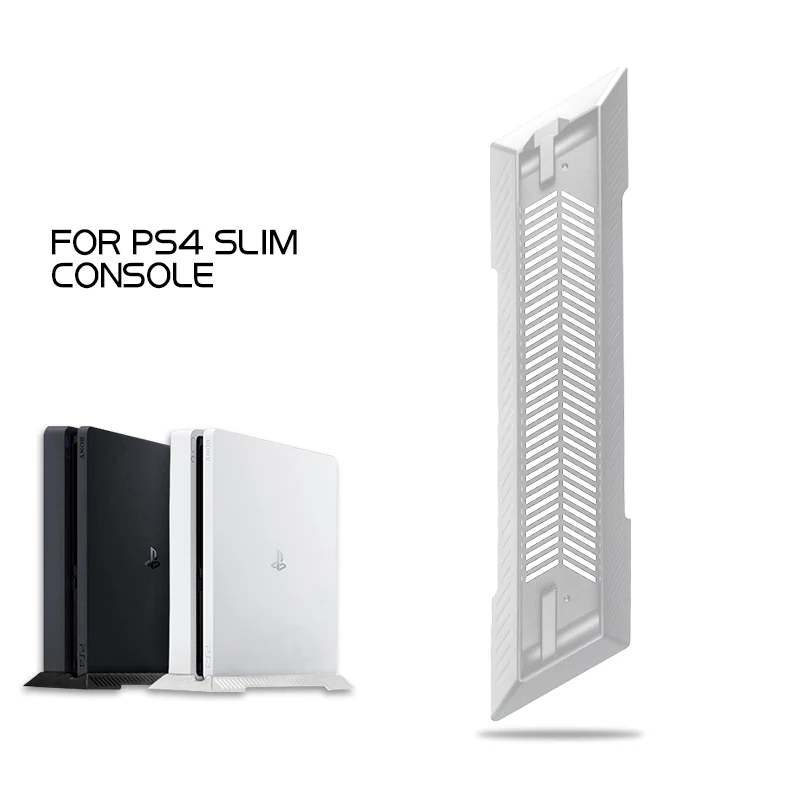Данных лягушка вертикальная стойка держатель опоры Подставка для SONY Playstation 4 для PS4 Slim/Pro консольные аксессуары - Цвет: slim with white