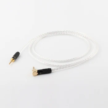 

8 Cores Silver Plated 3.5mm to 3.5mm Upgrade Cable for Philips shp9500 Fidelio X2 X1 MDR-1A AH-MM400