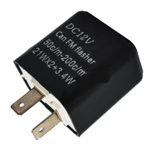 Novo 2 pinos led flasher relé 12v freqüência ajustável de sinais de volta blinker indicador relés acessórios da motocicleta tslm1