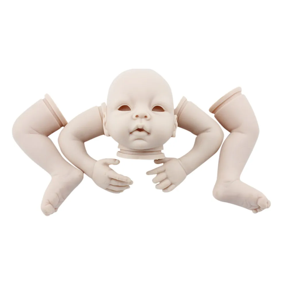 Ручной DIY 22 дюйма Reborn Kit мягкая силиконовая пустая детская кукла форма замшевая
