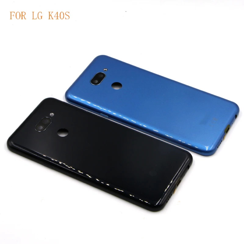 

10PCS For LG K40S Back Battery Cover Rear Door housing Case LMX430HM LM-X430 With Glass Lens Battery Cover Door Back Housing