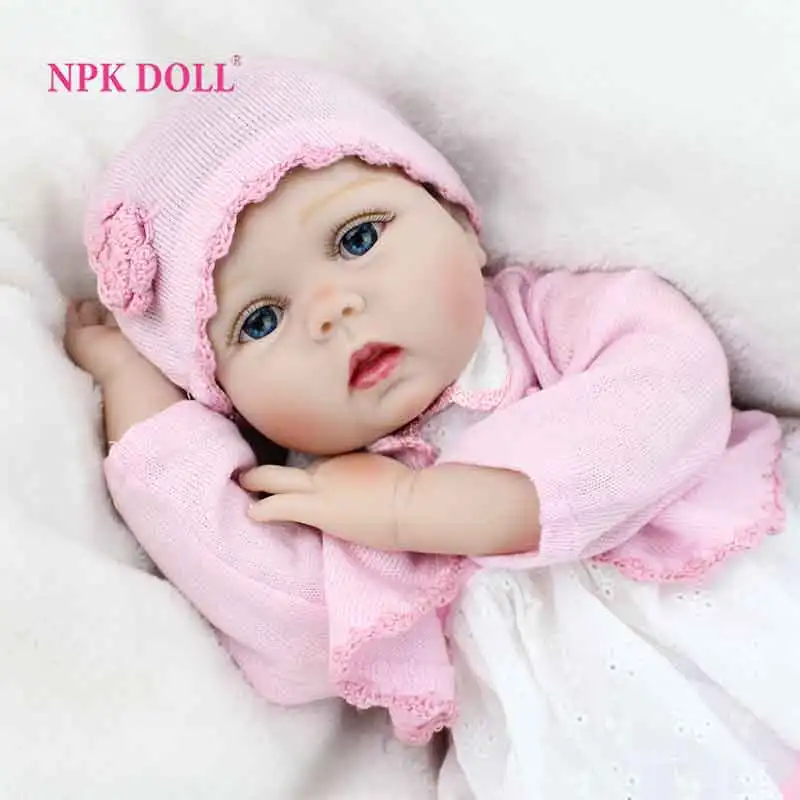 Кукла реборн NPKDOLL 22 дюйма мягкая одежда набивное тело Реалистичная кукла
