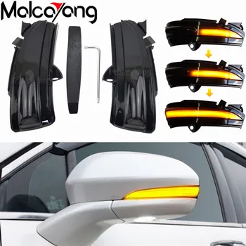 

LED Dynamic Turn Signal Side Mirror Blinker Indicator Sequential Light For Ford Fusion Mondeo 2014 2015 2016 2017 2018 4th.