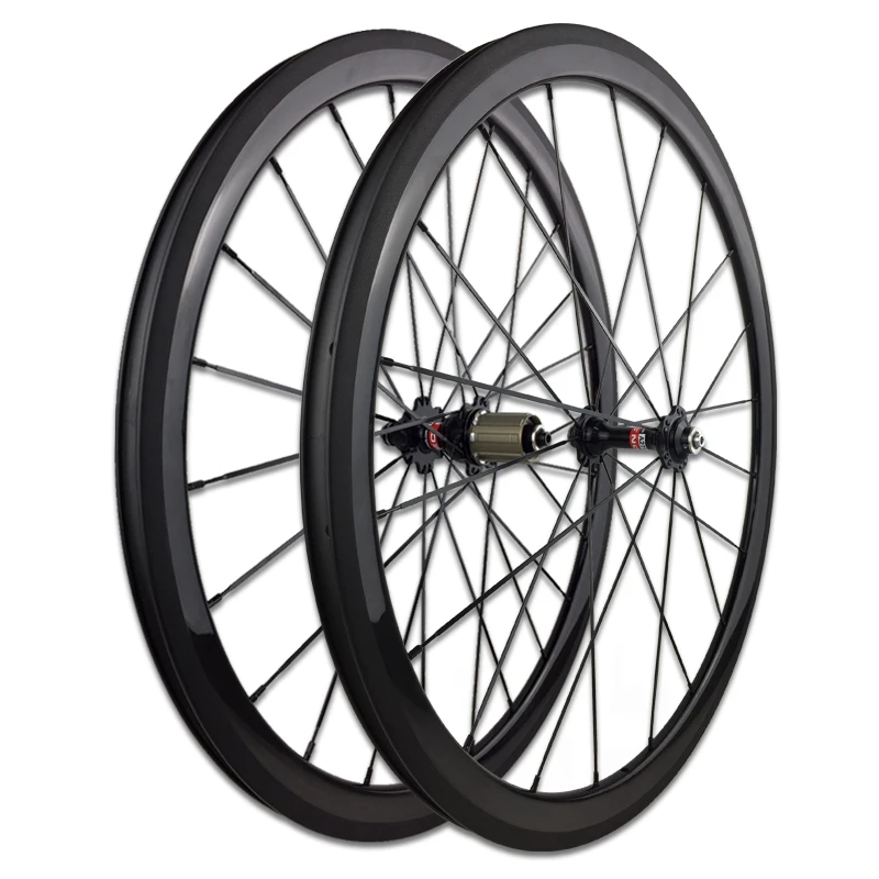 700c Size Carbon Fiber Bicycle Wheel 35mm Depth 23mm Width Novatec 271/