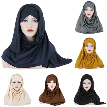 

Women India Hat Muslim Ruffle Cancer Chemo Beanie Turban Wrap Cap scarf Shawl Lady Underscarf Easy Ready to wear Headscarf Hat