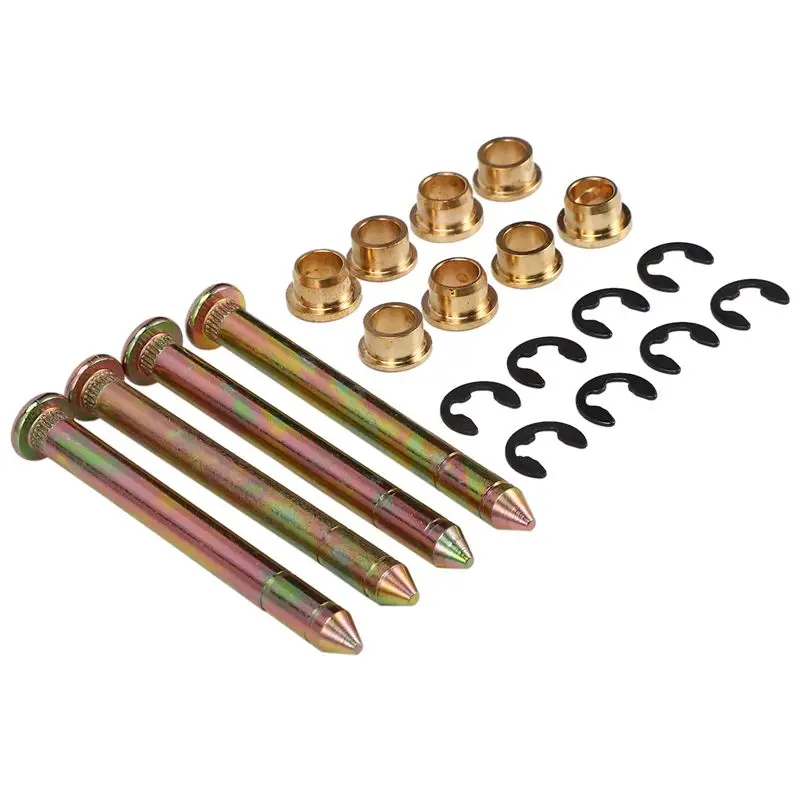 Door Hinge Pin & Pin Bushing Kit for Ford Bronco F150 F250 F350 Pickup Truck