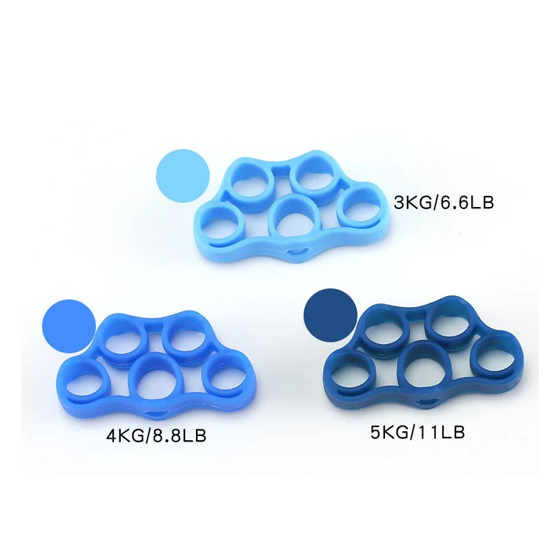 Finger pull silicone trainer elastic thumb exercise training pull ring non-toxic and odor-free home sports equipment